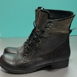 Guess Combat Boots Size 8
